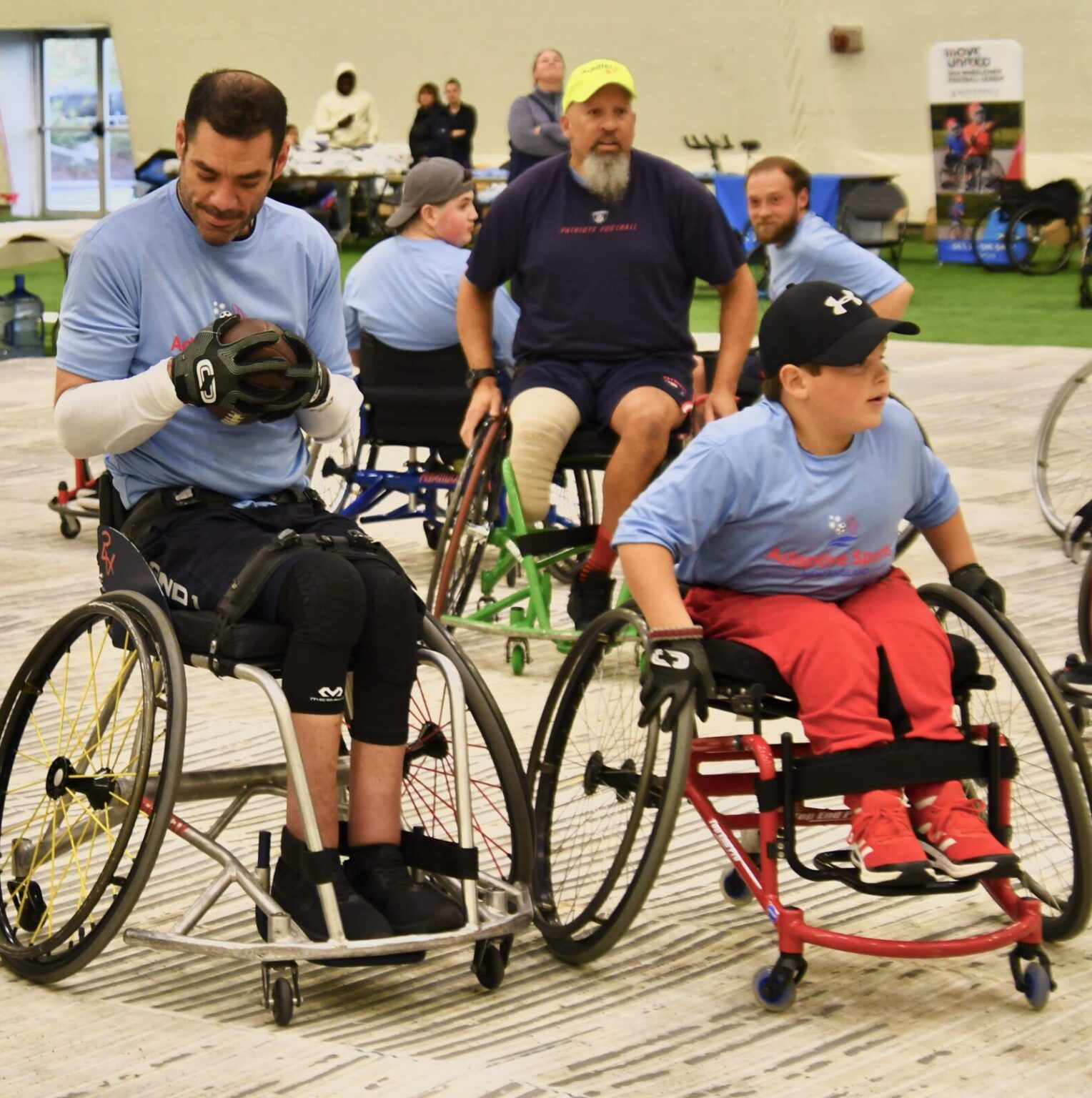2023 Wheelchair Football Clinic Adaptive Sports NE